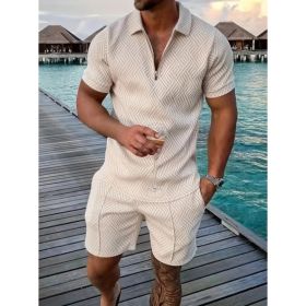 Polo Shirt Sports Short Sleeve Shorts Suit For Men