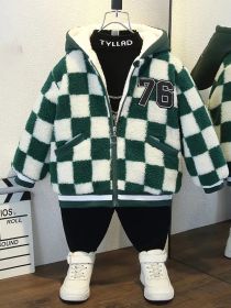 Versatile Fashion Trend Warm Jacket Clothing (Option: Green-S)