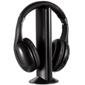 Wireless RF Headphones HiFi Over Ear Headsets RF Transmitter Receiver (Option: Style1)